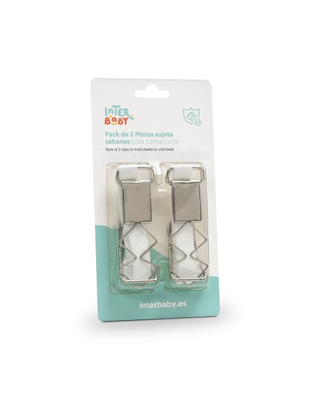 Pinza Sujeta Sabanas Blanco