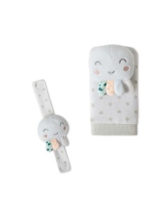 Set Sonajeros Para Pies y Muñecas Mod Pulpo 2