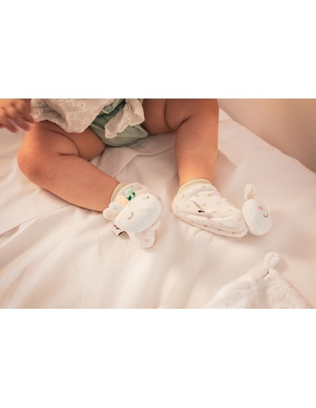 Set Sonajeros Para Pies y Muñecas Mod Pulpo