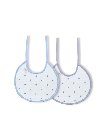 Pack 2 Baberos Azul/Gris