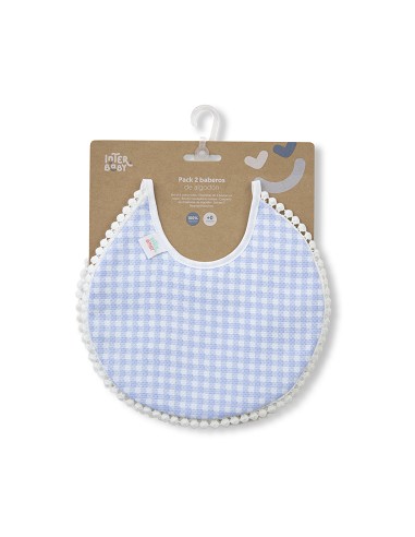 Pack 2 Baberos Azul