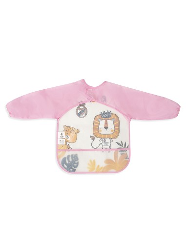 Babero Mangas Real Madrid Rosa