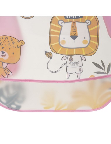 Babero Mangas Real Madrid Rosa