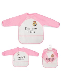 Babero Mangas Equipacion Rm Rosa