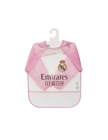 Babero Mangas Equipacion Rm Rosa