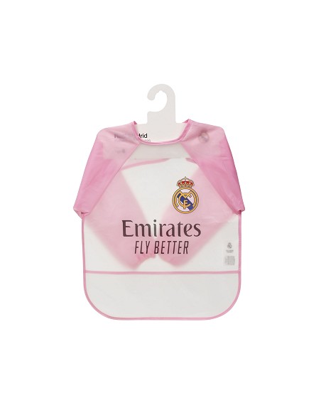 Babero Mangas Equipacion Rm Rosa