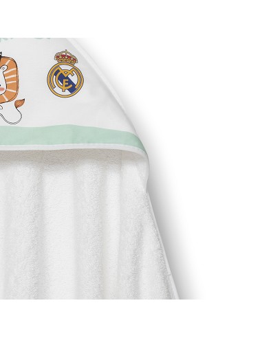 Capa de Baño 1X1 Real Madrid Leon Escudo Blanco