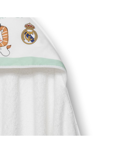 Capa de Baño 1X1 Real Madrid Leon Escudo Blanco