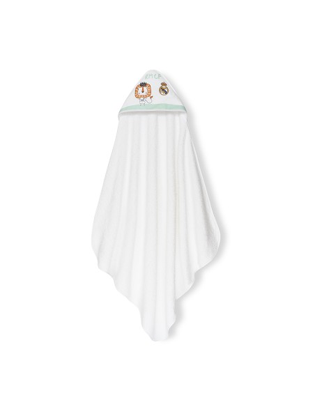 Capa de Baño 1X1 Real Madrid Leon Escudo Blanco