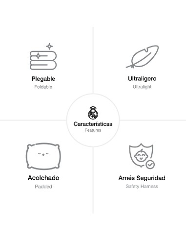 Elevador Real Madrid Gris