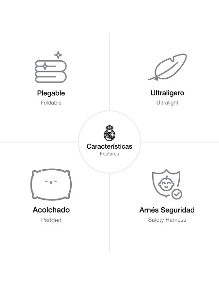 Elevador Real Madrid Gris