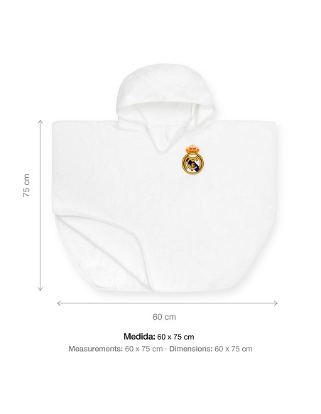 Poncho Bebe Real Madrid Blanco