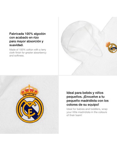 Poncho Bebe Real Madrid Blanco