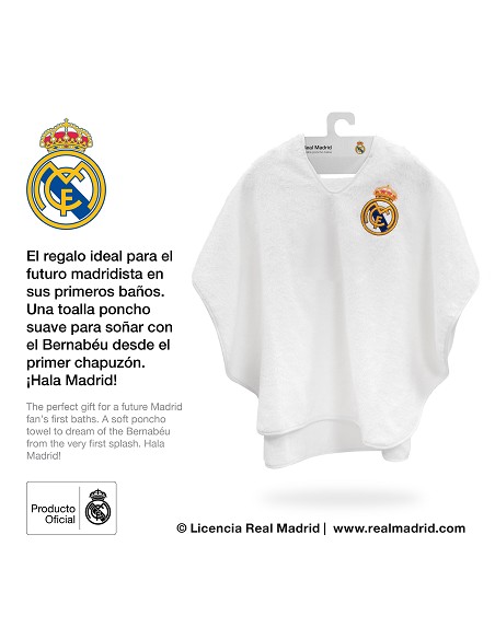 Poncho Bebe Real Madrid Blanco