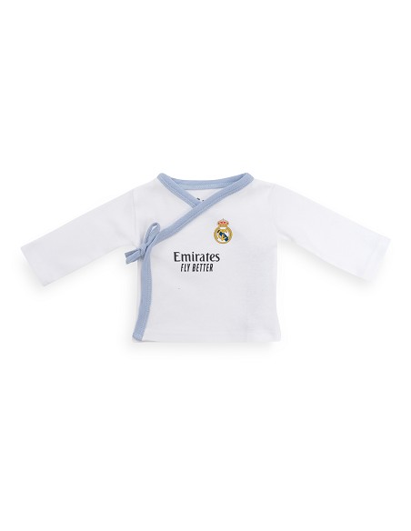 Set Regalo 5 Pcs 100% Alg  T 0-6 m Mod Real Madrid Azul