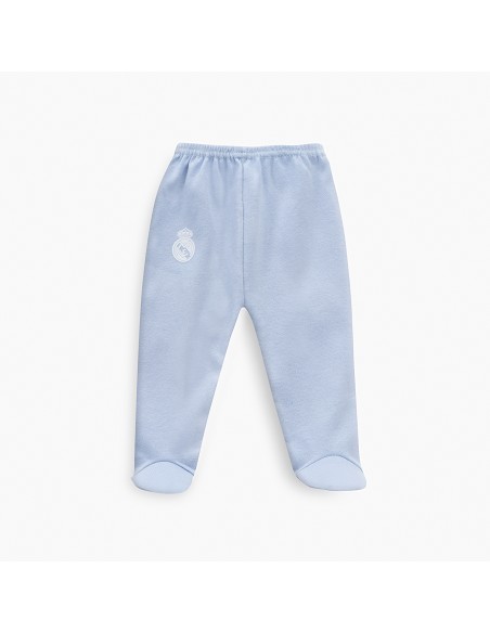 Set Regalo 5 Pcs 100% Alg  T 0-6 m Mod Real Madrid Azul