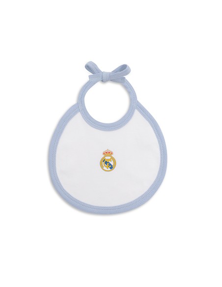 Set Regalo 5 Pcs 100% Alg  T 0-6 m Mod Real Madrid Azul