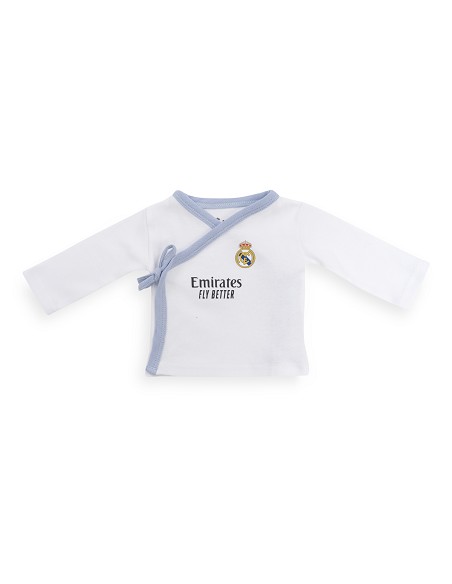 Set Regalo 5 Pcs 100% Alg  T 0-6 m Mod Real Madrid Azul