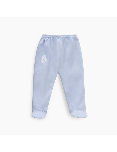 Set Regalo 5 Pcs 100% Alg  T 0-6 m Mod Real Madrid Azul