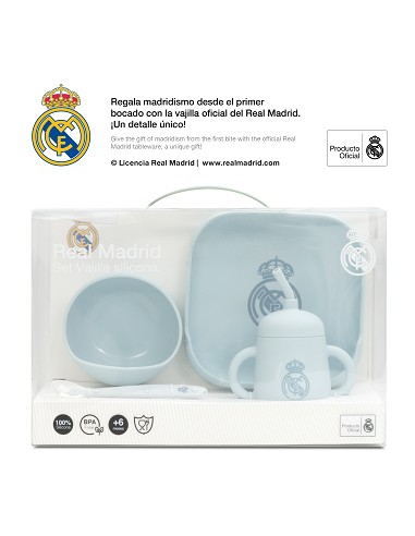 Set Vajilla 4 Pcs de Silicona Mod Mockup Azul