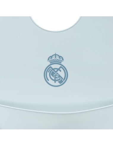 Babero Impermeable de Silicona Azul