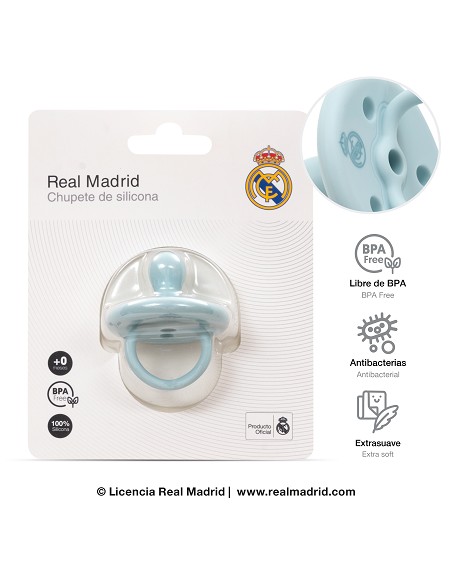 Chupete de Silicona Azul