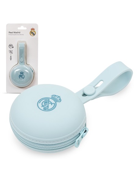 Portachupete de Silicona Azul