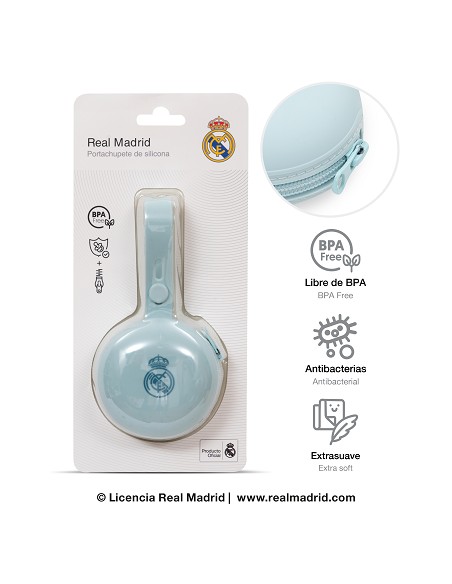 Portachupete de Silicona Azul