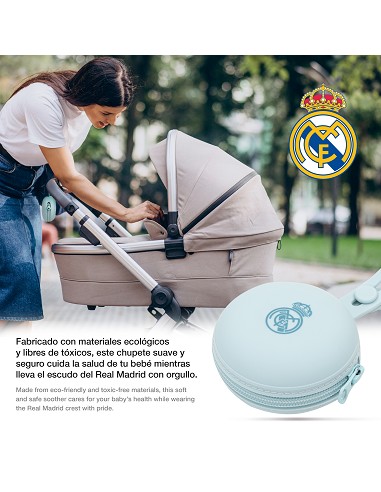 Portachupete de Silicona Azul