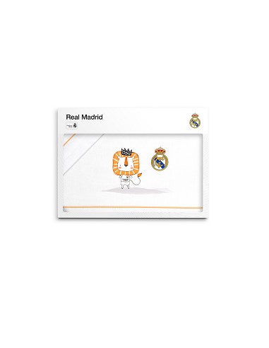Triptico Coche Real Madrid Leon Escudo Bco/Naranja