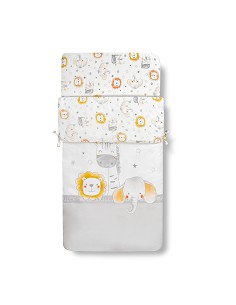 Saco de Cuna con Cremallera Mod Animales 2