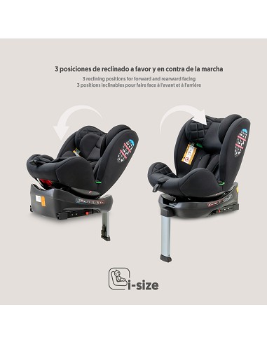 Silla de Coche Mod Sella Negro