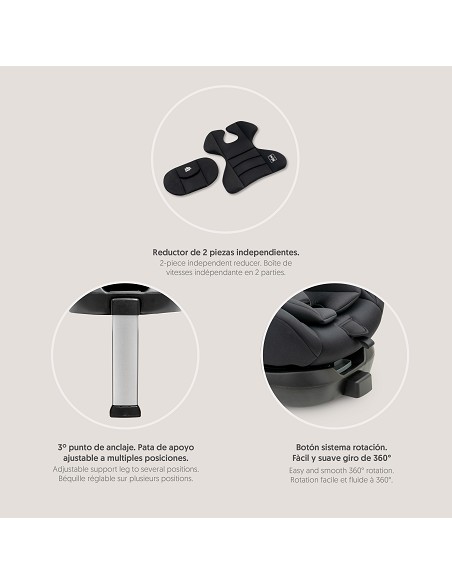 Silla de Coche Mod Sella Negro