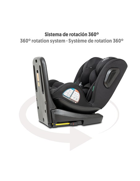 Silla Coche Modelo Aruna Negro
