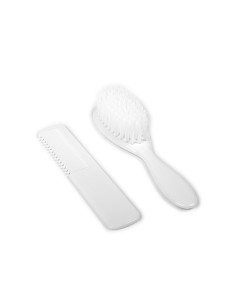 Set Peine y Cepillo Blanco Anonimo 2