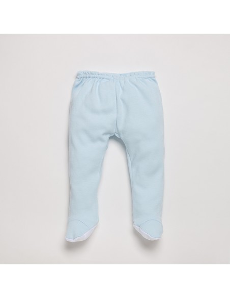 Set Regalo 5 Pcs 100% Alg  T 0-6 m Mod Estrellas Azul