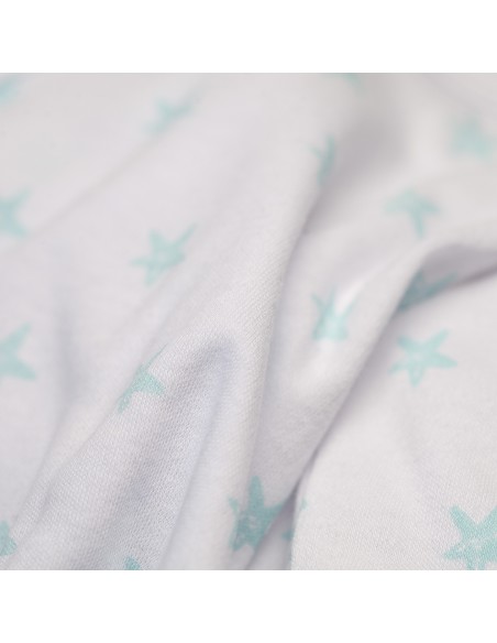 Set Regalo 5 Pcs 100% Alg  T 0-6 m Mod Estrellas Azul