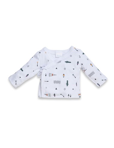 Set Regalo 5 Pcs 100% Alg  T 0-6 Mod Indio Rosa