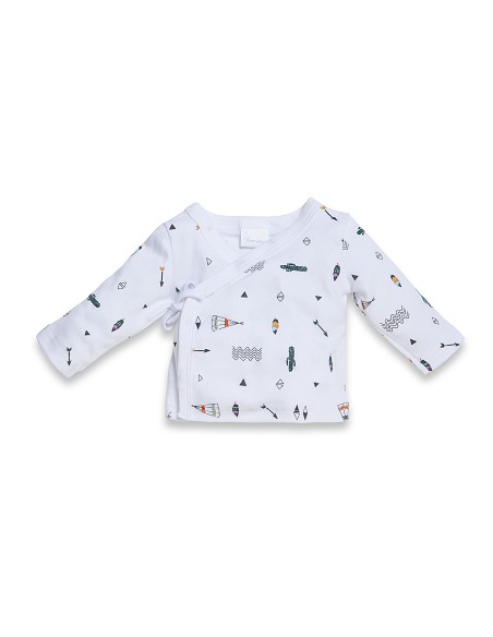 Set Regalo 5 Pcs 100% Alg  T 0-6 Mod Indio Rosa