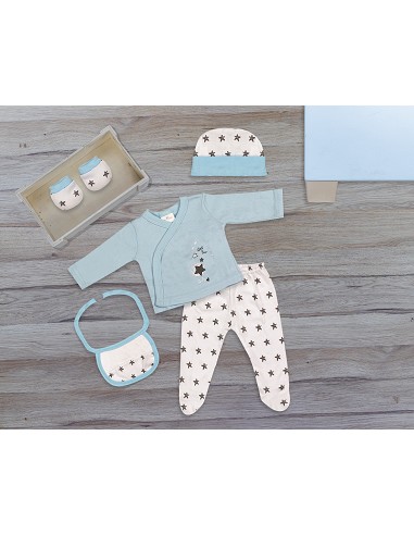 Set Regalo 5 Pzs 100% Algo Talla 0-6 Mod. Love...