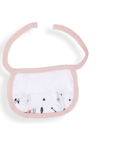 Set Regalo 5 Pcs 100% Alg  T 0-6 m Mod. Dakota Rosa