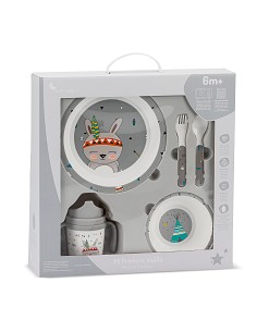 Set Vajilla 5 Pcs Mod Indio