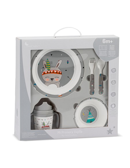 Set Vajilla 5 Pcs Mod Indio