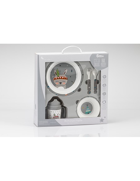 Set Vajilla 5 Pcs Mod Indio