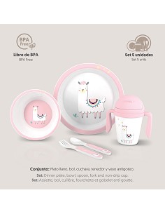 Set Vajilla 5 Pcs Mod Llama 2