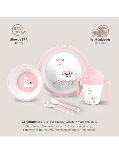 Set Vajilla 5 Pcs Mod Llama