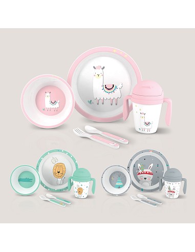 Set Vajilla 5 Pcs Mod Llama