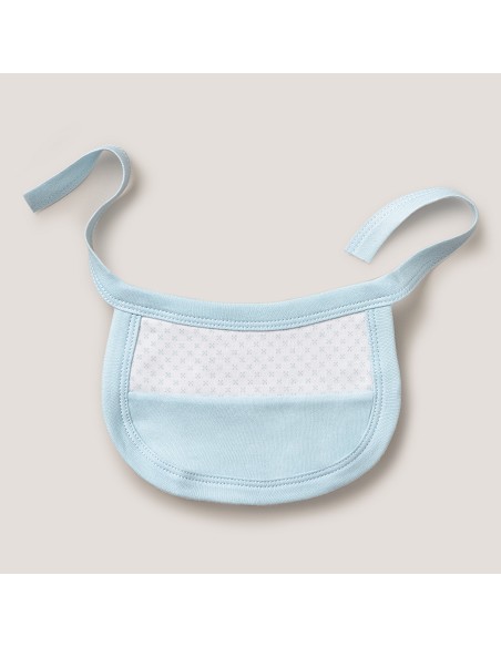 Set Regalo 5 Pcs 100% Alg  T 0-6 m Mod Paracaidas Azul