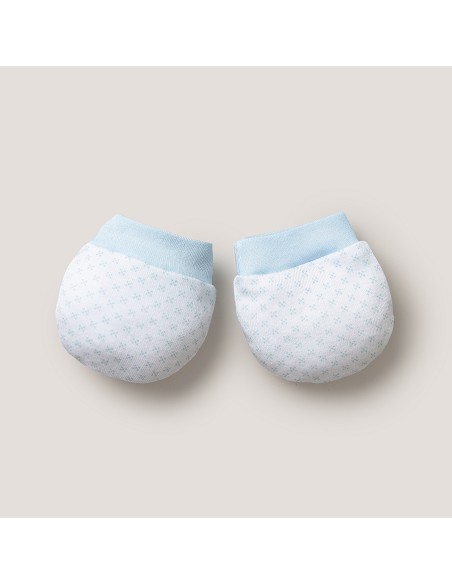 Set Regalo 5 Pcs 100% Alg  T 0-6 m Mod Paracaidas Azul