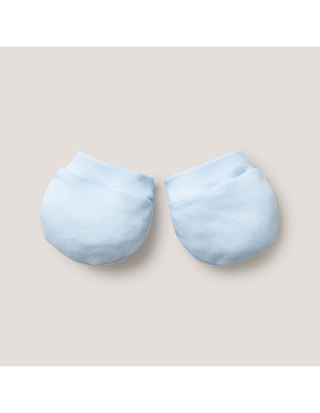 Set Regalo 5 Pcs 100% Alg  T 0-6 m Mod I Love Mama-Papa Azul